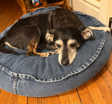 Load image into Gallery viewer, Pet Bed - All Navy Denim- Signature Style
