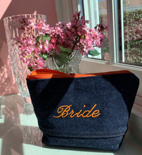 Load image into Gallery viewer, Mini Wedding Travel Bag - Pink Zipper