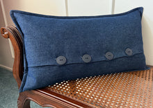 Load image into Gallery viewer, Pillow - Navy Denim