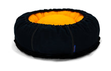 Load image into Gallery viewer, Pet Bed - Black Denim/Black Fur
